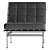 Elegant Artifort 416 Armchair 3D model small image 2