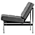 Elegant Artifort 416 Armchair 3D model small image 4