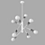 Elegant EGLO Chandelier 14900 3D model small image 2