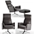 Alberta Senator: Ultimate Comfort Armchair 3D model small image 1