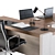 Elegant Office Furniture Set: Manager Edition 3D model small image 4