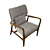 Aarhus Mid Century Armchair 3D model small image 3