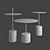 Modern Wendelbo Calibre Tables 3D model small image 2