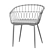 Ritorto Knox Outdoor Dining Chair 3D model small image 5