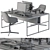 Modern Office Furniture Set 3D model small image 5