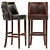 Elegant Pier Bar Stool 3D model small image 3