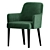 Luxury Velvet Chair 3D model small image 1