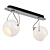 Elegant Beluga White Ceiling Light 3D model small image 1