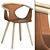 Modern Fox 3727 Armchair 3D model small image 1