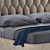  Mollie Bed: Sleek and Stylish Slumber 3D model small image 2