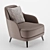 Sleek and Stylish Armchair 3D model small image 2