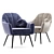 Elegant Howardwick Armchair: Comfort and Style 3D model small image 2