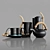 Elegant Handcrafted Ceramic Tableware 3D model small image 6