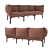 Sancal CLICK | Soft Armrest Sofa 3D model small image 3