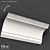 Elegant Linear Cornice Moulding 3D model small image 1