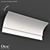 Elegant Medium-sized Cornice Moulding 3D model small image 1