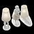 Modern Sculpture Lampshade 3D model small image 3