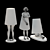Modern Sculpture Lampshade 3D model small image 5