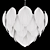 Garda Decor Swan Chandelier 3D model small image 4