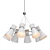 Elegant Illuminate: Clarkson Chandelier 3D model small image 1
