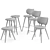 Mater Chairs & Stools Collection 3D model small image 3