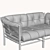 Arne Norell Sofa: Timeless Elegance 3D model small image 4