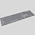 Keychron K1 Mechanical Keyboard: Compact and Ergonomic 3D model small image 3
