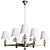 MW-Light DelRey 8 - Elegant Ceiling Chandelier 3D model small image 3