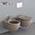 App Wall-Hung WC & Bidet 3D model small image 1