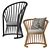 Raggi AM.PM - Designer Chairs by Emmanuel Gallina 3D model small image 4