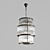 Elegant Bronze Chandelier: PALMERA 3D model small image 2