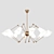Hudson Valley Buckingham Brass Chandelier 3D model small image 1