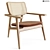 Stylish Phileas Armchair: Perfect Comfort & Design 3D model small image 1