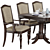 Elegant Dining Set: Wayfair Rheems Collection 3D model small image 2