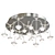 Modern LED Ceiling Chandelier 3D model small image 1