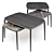 Minimalist Midj Lea Coffee Table 3D model small image 1