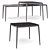 Minimalist Midj Lea Coffee Table 3D model small image 2