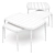 Minimalist Midj Lea Coffee Table 3D model small image 3