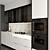 Modern Kitchen Interior Design 3D model small image 2