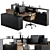 Modern Office Furniture Set 3D model small image 1