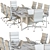 Modern Office Conference Table 3D model small image 5