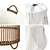 Stylish Laundry Baskets for a Tidy Home 3D model small image 2