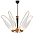  1960s Italian Vintage Stilnovo Chandelier 3D model small image 1