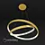 Modern Gold Halo Pendant Lamp - ULIGHT 3D model small image 3