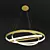 ULIGHT Gold Haloin Pendant Lamp 3D model small image 2