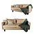 Scandica Isabel Sofa Bed: Stylish and Versatile 3D model small image 1