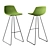 Elegant LaPalma Miunn Barstool 3D model small image 3