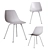 Modern LaPalma MIUNN Chair Set 3D model small image 4