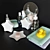 Zara Home Kids Bathroom Set 3D model small image 2