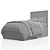 Elegant Avalon Bed with Trundle 3D model small image 4